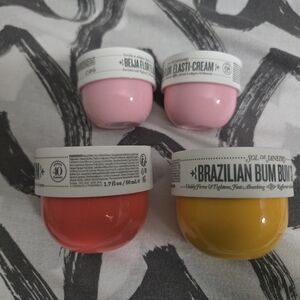 Sol de Janeiro Skincare Trio in Pink, Red, and Yellow NEW